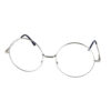 Womens clear lens round circle metal sunglasses D1-689CLR - Image 3