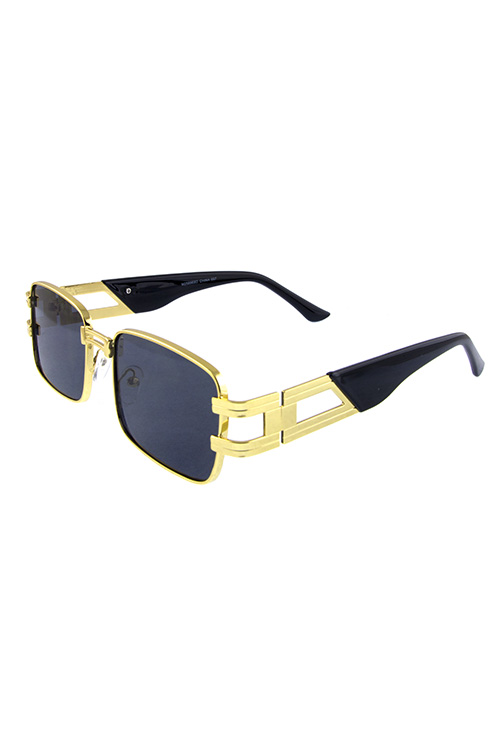 Mens metal square vintage style sunglasses PB1-M25896