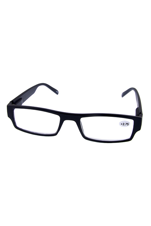 Slim Square Style Plastic Reading Glasses Ns1 28255r City Sunglass