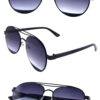 Unisex flat lens aviator rebar style sunglasses A1-GY18502