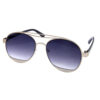Unisex flat lens aviator rebar style sunglasses A1-GY18502 - Image 3