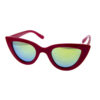 Womens cat eye modern plastic retro sunglasses F1-CH92023 - Image 2