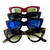 Womens cat eye modern plastic retro sunglasses F1-CH92023