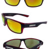 Mens classic square biohazard style sunglasses OF4-BZ66254