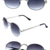 Womens oval rounded rhinestone sunglasses PC3-RS2786AP