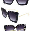 Womens square high fashion blended sunglasses U-206006LS