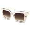 Womens square high fashion blended sunglasses U-206006LS - Image 2