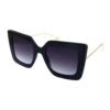 Womens square high fashion blended sunglasses U-206006LS - Image 3
