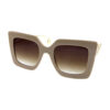 Womens square high fashion blended sunglasses U-206006LS - Image 5