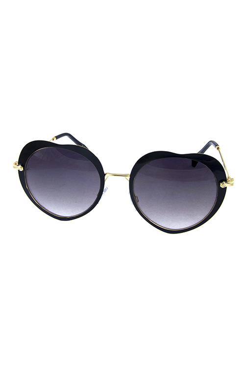 Womens fashion metal rounded sunglasses SC3-4315 - City Sunglass