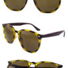 Womens classic horn rimmed plastic sunglasses S-206013LS