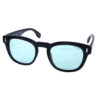 Unisex square plastic classic style sunglasses S-208001ZY - Image 4