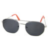 Womens metal flat lens aviator sunglasses R-201010DO - Image 5