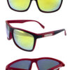 Mens square active plastic sunglasses OS-BZ66263
