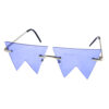 Womens rimless metal fashion sunglasses SA1-4959 - Image 2