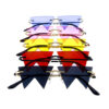 Womens rimless metal fashion sunglasses SA1-4959 - Image 3