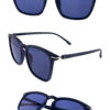 Womens classic square plastic retro sunglasses R-202012CH