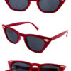 Womens square cat eye style plastic sunglasses SC3-80009 - Image 2