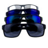 Mens bold square plastic style sunglasses C4-X2631 - Image 3
