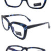 Womens square style bluelight blocking glasses R4-P5217COMP - Image 4