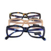 Womens square style bluelight blocking glasses R4-P5217COMP