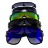 Womens high fashion plastic aviator sunglasses SF2-7947 - Image 2