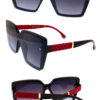 Womens classic plastic retro square sunglasses B2-GSL22404 - Image 5