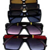 Womens classic plastic retro square sunglasses B2-GSL22404 - Image 6