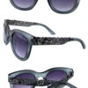 Womens blended floral metal arm detail sunglass C1-WCH21013