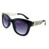 Womens blended floral metal arm detail sunglass C1-WCH21013 - Image 2