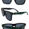 Mens marijuana leaf square plastic sunglasses OT-LOC91149MJ