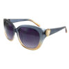 Womens neutral square plastic fashion sunglasses C1-WCH21006 - Image 3
