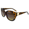 Womens neutral square plastic fashion sunglasses C1-WCH21006 - Image 2