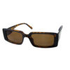 Womens wide vintage square plastic sunglasses F1-GSL22414