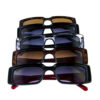Womens wide vintage square plastic sunglasses F1-GSL22414 - Image 4