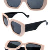 Womens high fashion style plastic sunglasses 1-7985 - Image 4