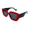 Womens high fashion style plastic sunglasses 1-7985 - Image 2