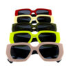 Womens high fashion style plastic sunglasses 1-7985