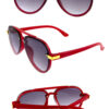 Kids plastic aviator colorful sunglasses FL2-K889