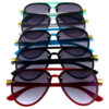 Kids plastic aviator colorful sunglasses FL2-K889 - Image 6