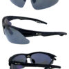 Mens semi rimless active square sunglassesODD-X3013