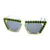 Womens modern rhinestone high pointed sunglasses AD4-96351 - Image 4