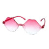 Kids rimless cute plastic fashion sunglasses SL2-K6655CRY - Image 4