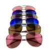 Womens classic reebar aviator sunglasses A4-GSL28204 - Image 2