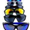Mens plastic square action style sunglasses U-X2602 - Image 7