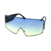 Womens rimless monolens square style sunglasses SD1-5020COL - Image 6