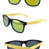 Mens real bamboo wood square style sunglasses V-SUP89001