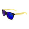 Mens real bamboo wood square style sunglasses V-SUP89001 - Image 3