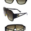 Womens modern fashion square plastic sunglasses F2-GSL22419