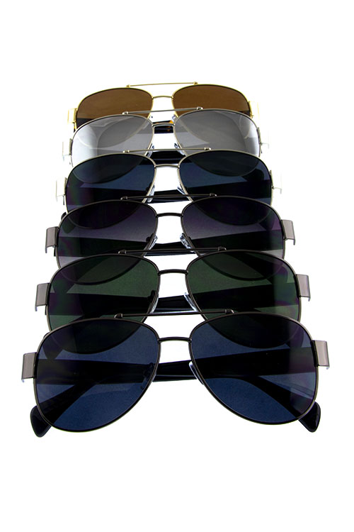 Unisex aviator vintage classic metal sunglasses OR1-711048